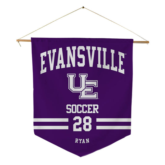 Evansville - NCAA Women's Soccer : Izzie Ryan - Pennant - 18" x 21"-0