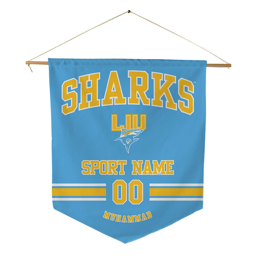 LIU - NCAA Women's Volleyball : Yasmeen Muhammad - Pennant - 18" x 21"-0