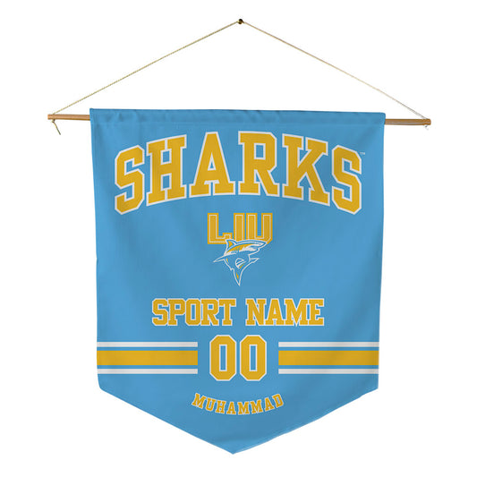 LIU - NCAA Women's Volleyball : Yasmeen Muhammad - Pennant - 18" x 21"-0