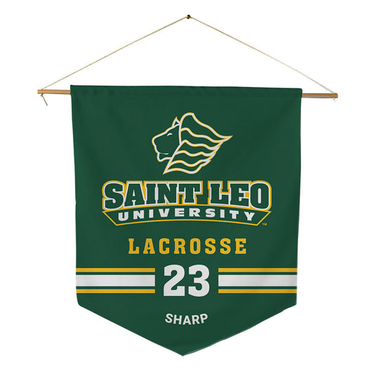 Saint Leo - NCAA Women's Lacrosse : Julia Sharp - Pennant - 18" x 21"-0