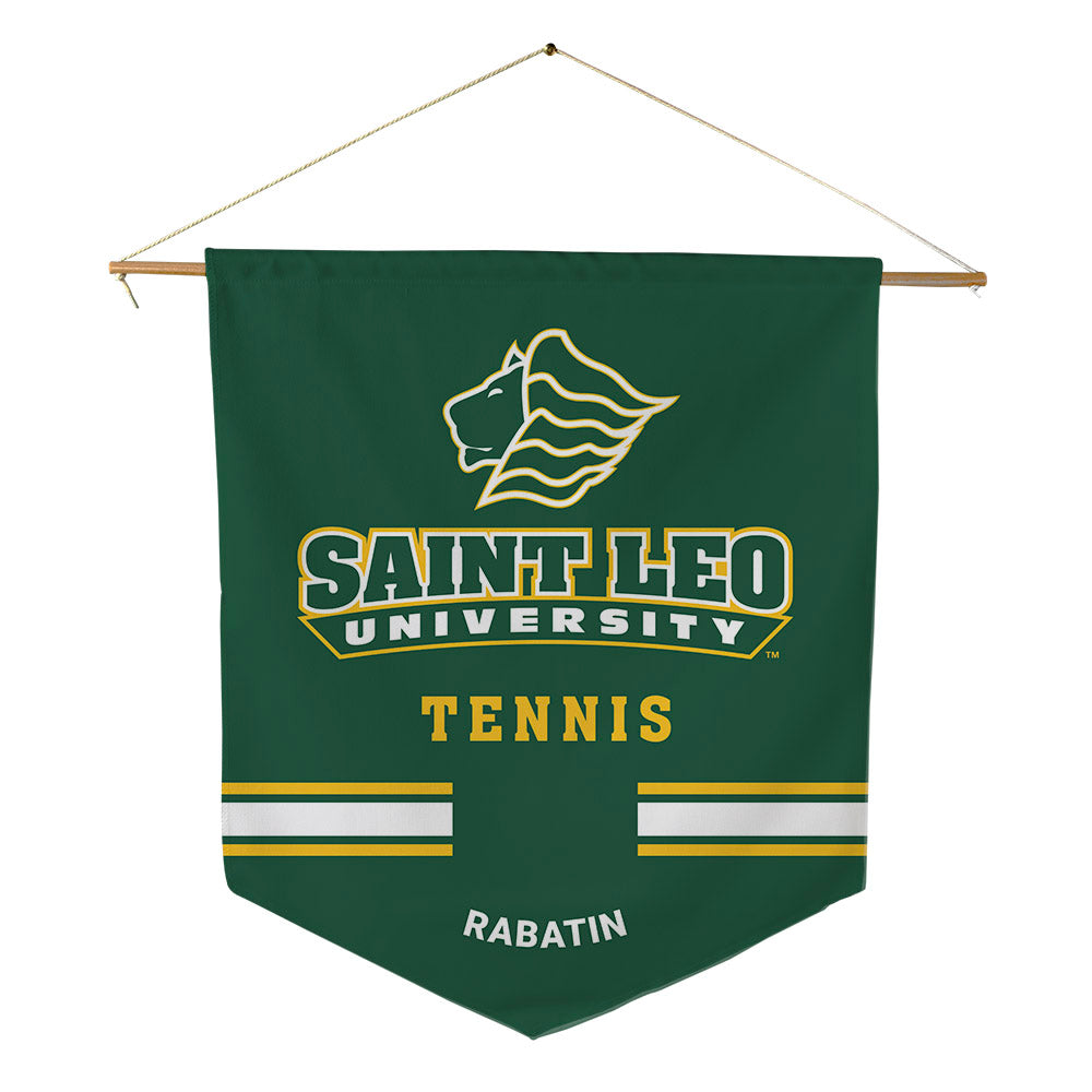 Saint Leo - NCAA Women's Tennis : Catherine Rabatin - Pennant - 18" x 21"-0