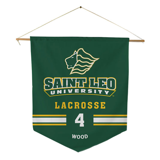 Saint Leo - NCAA Women's Lacrosse : Sophia Wood - Pennant - 18" x 21"-0