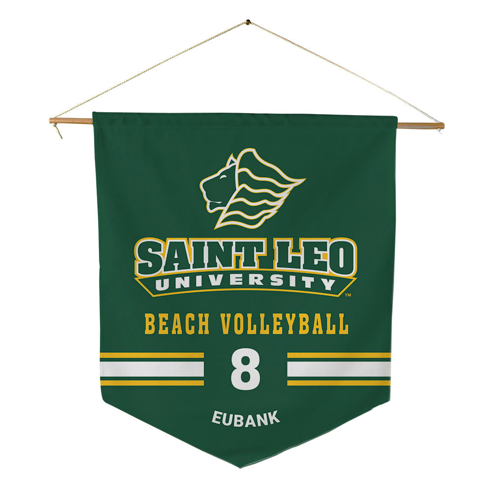 Saint Leo - NCAA Beach Volleyball : Brianna Eubank - Pennant - 18" x 21"-0