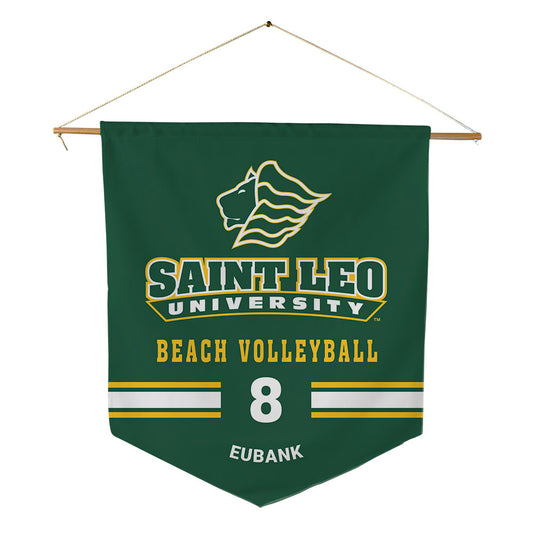 Saint Leo - NCAA Beach Volleyball : Brianna Eubank - Pennant - 18" x 21"-0