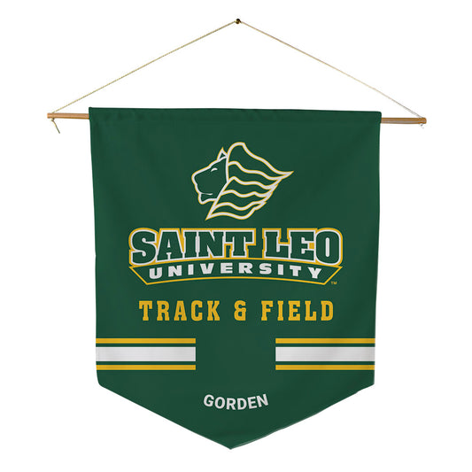 Saint Leo - NCAA Men's Track & Field : Matthew Gorden - Pennant - 18" x 21"-0