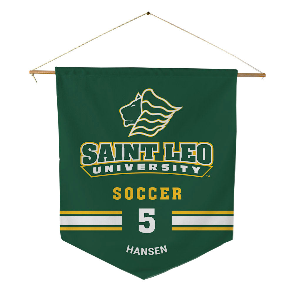 Saint Leo - NCAA Women's Soccer : Sara Hansen - Pennant - 18" x 21"-0