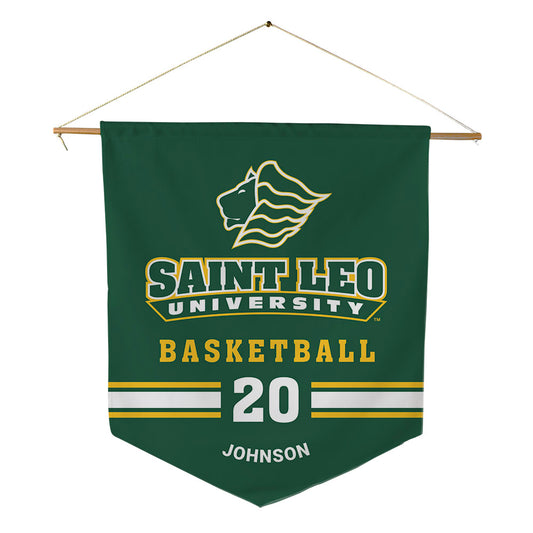 Saint Leo - NCAA Men's Basketball : Jayden Johnson - Pennant - 18" x 21"-0