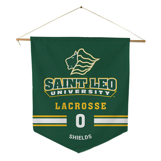 Saint Leo - NCAA Men's Lacrosse : Lucas Shields - Pennant - 18" x 21"-0