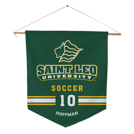 Saint Leo - NCAA Men's Soccer : Juan Hoffman - Pennant - 18" x 21"-0