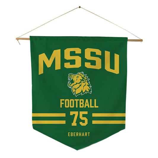 MSSU - NCAA Football : Courtney Eberhart - Pennant - 18" x 21"-0