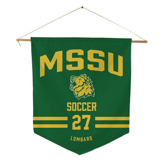 MSSU - NCAA Women's Soccer : Chloe Lombard - Pennant - 18" x 21"-0