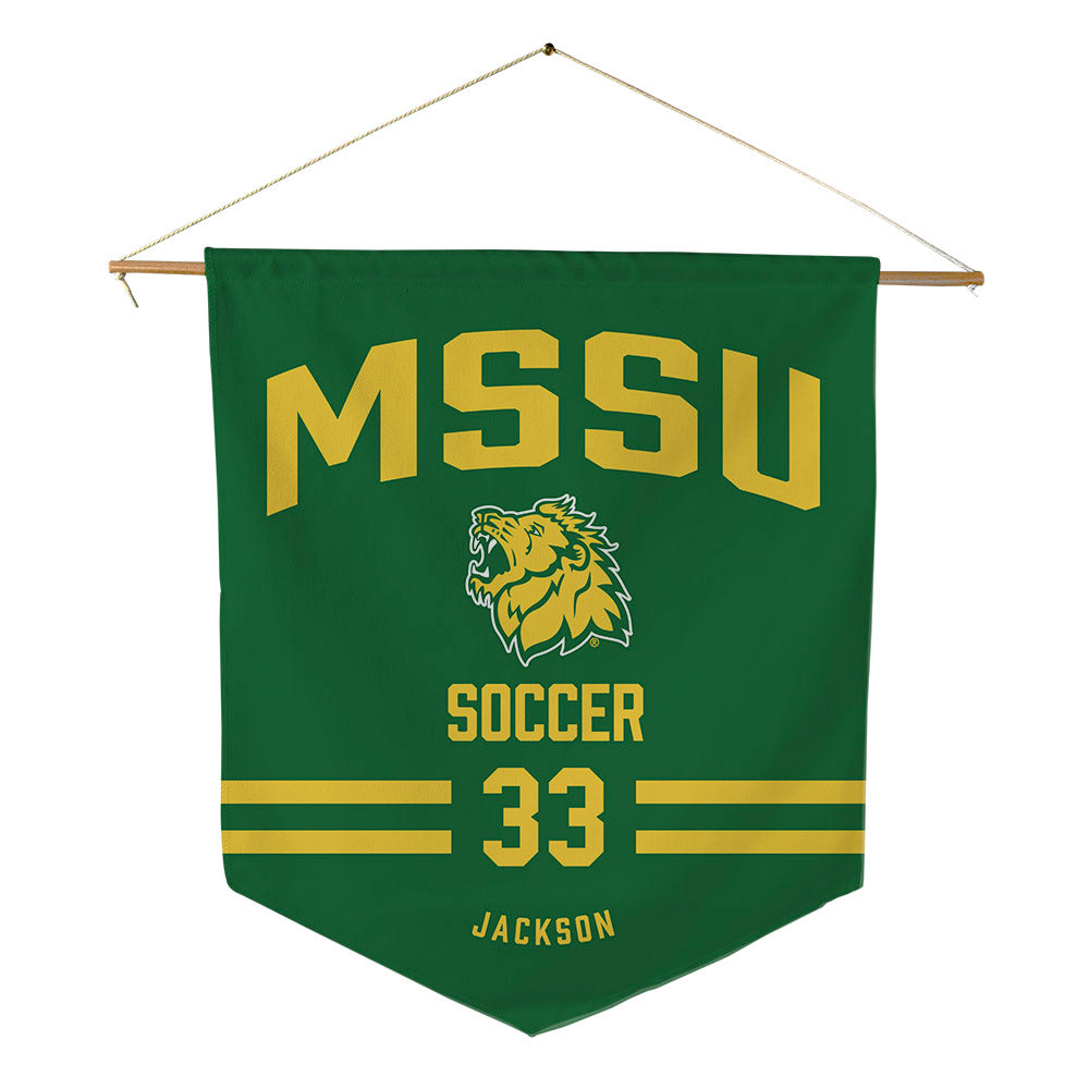 MSSU - NCAA Women's Soccer : Shelby Jackson - Pennant - 18" x 21"-0
