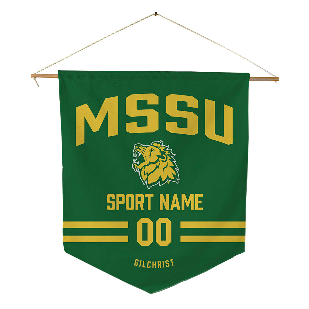 MSSU - NCAA Men's Basketball : Storm Gilchrist - Pennant - 18" x 21"-0