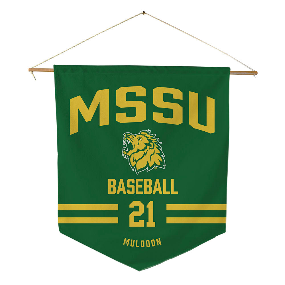 MSSU - NCAA Baseball : Colin Muldoon - Pennant - 18" x 21"-0