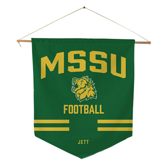 MSSU - NCAA Football : Khair Jett - Pennant - 18" x 21"-0