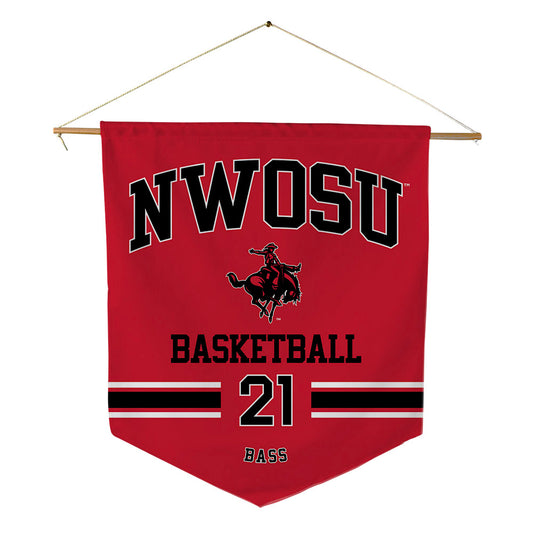 NWOSU - NCAA Women's Basketball : Kira Bass - Pennant - 18" x 21"-0