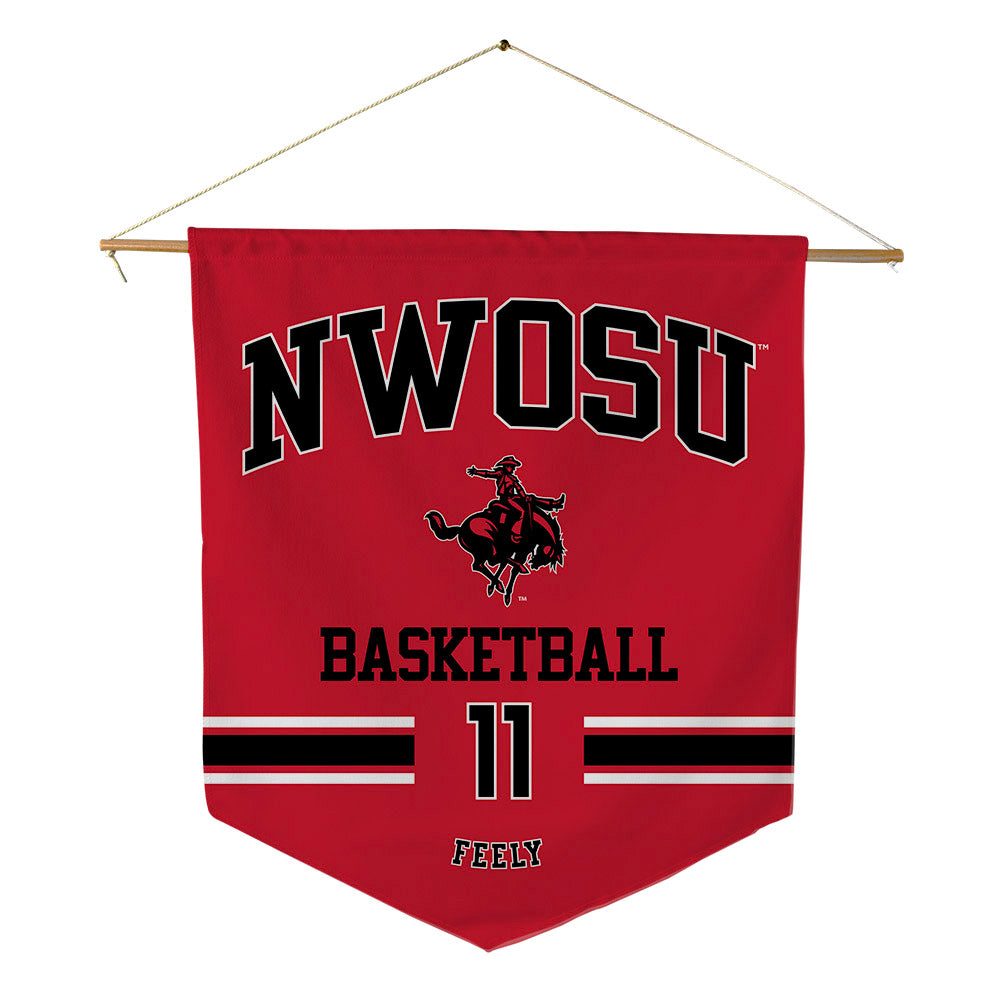 NWOSU - NCAA Men's Basketball : Jackson Feely - Pennant - 18" x 21"-0