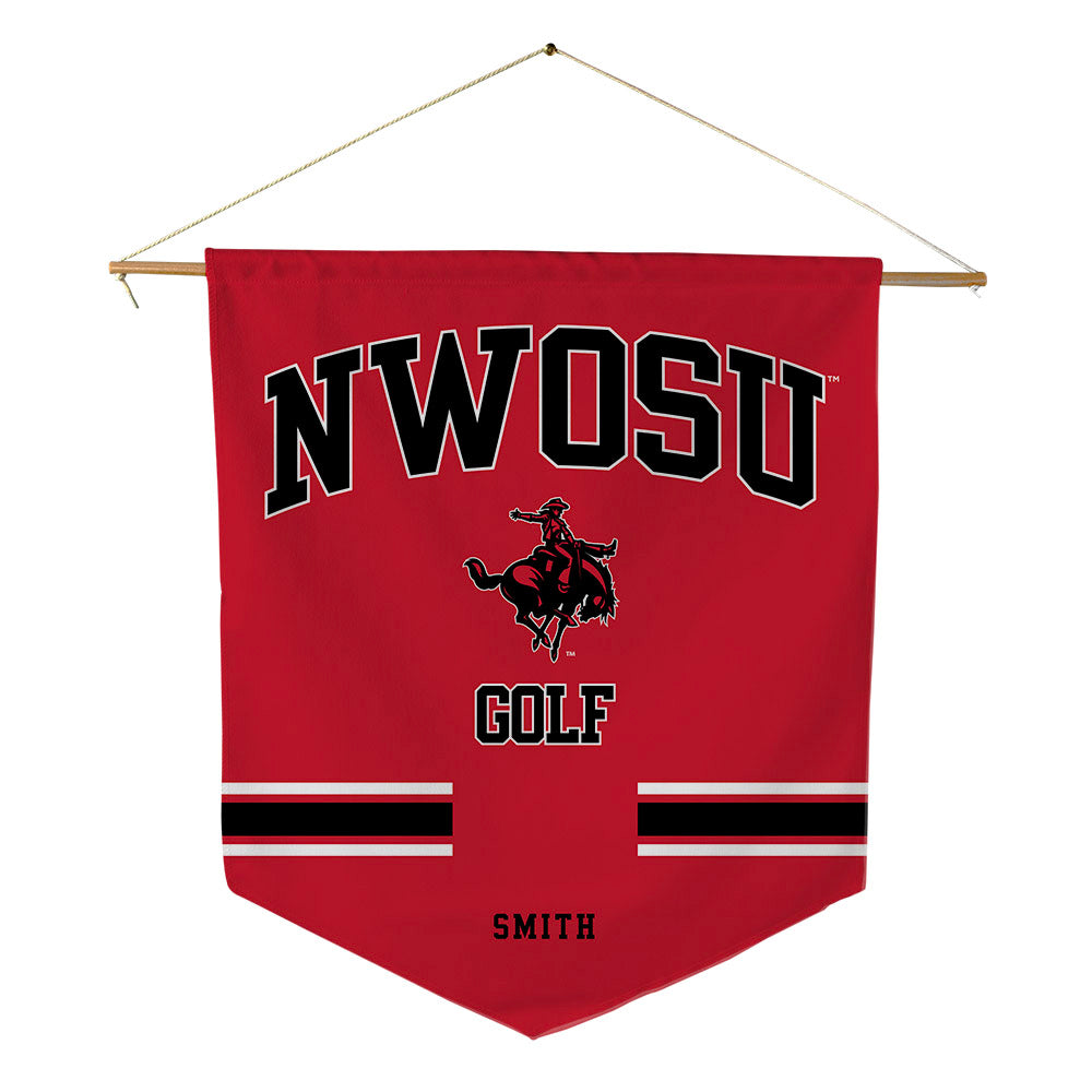 NWOSU - NCAA Men's Golf : Davan Smith - Pennant - 18" x 21"-0