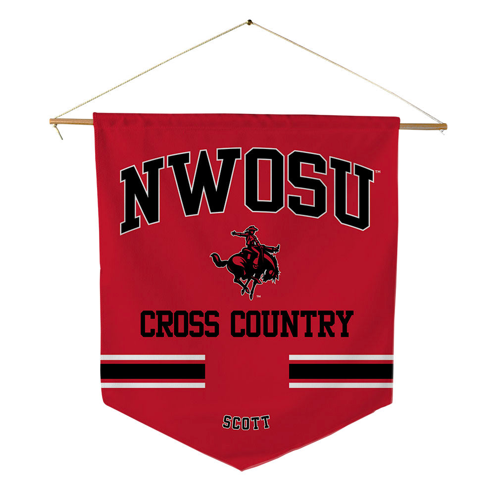 NWOSU - NCAA Men's Cross Country : Andrew Scott - Pennant - 18" x 21"-0