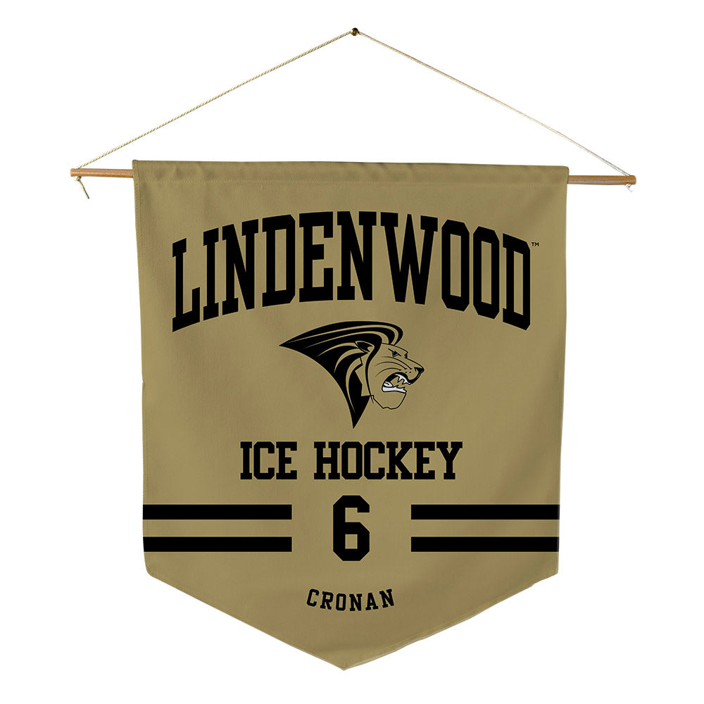 Lindenwood - NCAA Women's Ice Hockey : Maegan Cronan - Pennant - 18" x 21"-0