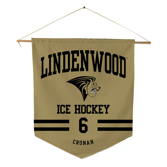 Lindenwood - NCAA Women's Ice Hockey : Maegan Cronan - Pennant - 18" x 21"-0
