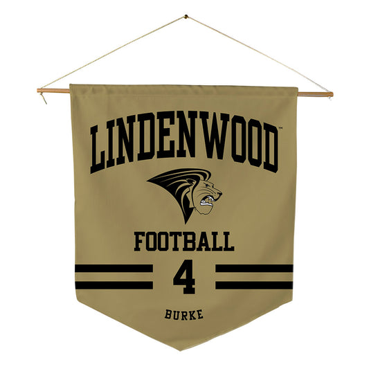 Lindenwood - NCAA Football : Mason Burke - Pennant - 18" x 21"-0