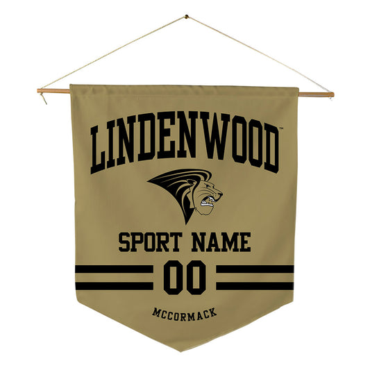 Lindenwood - NCAA Women's Ice Hockey : Raquel McCormack - Pennant - 18" x 21"-0
