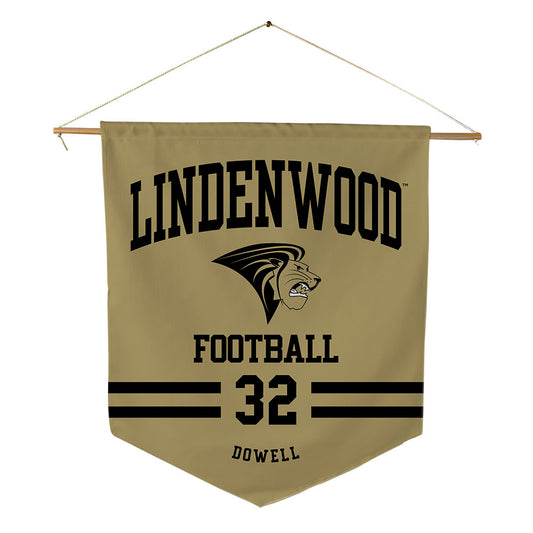 Lindenwood - NCAA Football : Carter Dowell - Pennant - 18" x 21"-0
