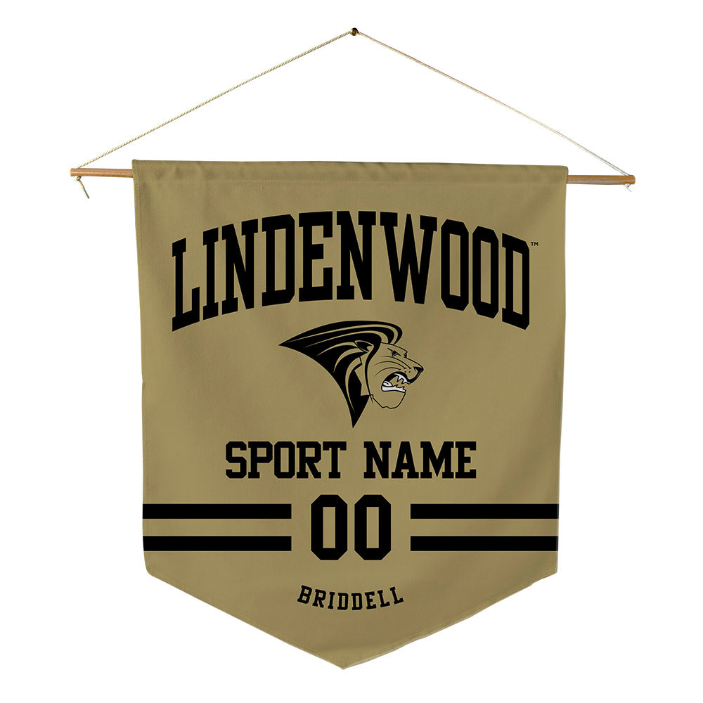 Lindenwood - NCAA Football : Carter Briddell - Pennant - 18" x 21"-0