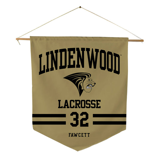 Lindenwood - NCAA Women's Lacrosse : Elise Fawcett - Pennant - 18" x 21"-0
