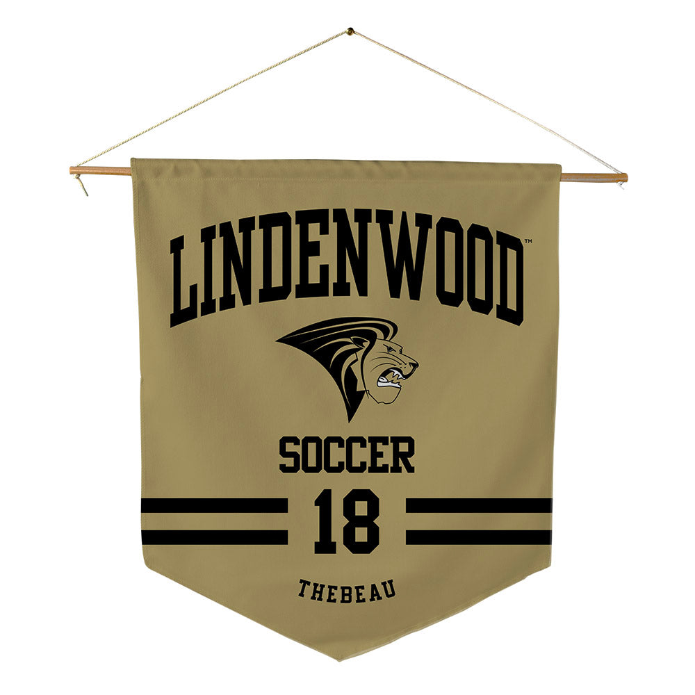 Lindenwood - NCAA Women's Soccer : Avery Thebeau - Pennant - 18" x 21"-0