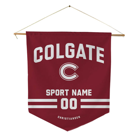 Colgate - NCAA Men's Soccer : Mason Christiansen - Pennant - 18" x 21"-0