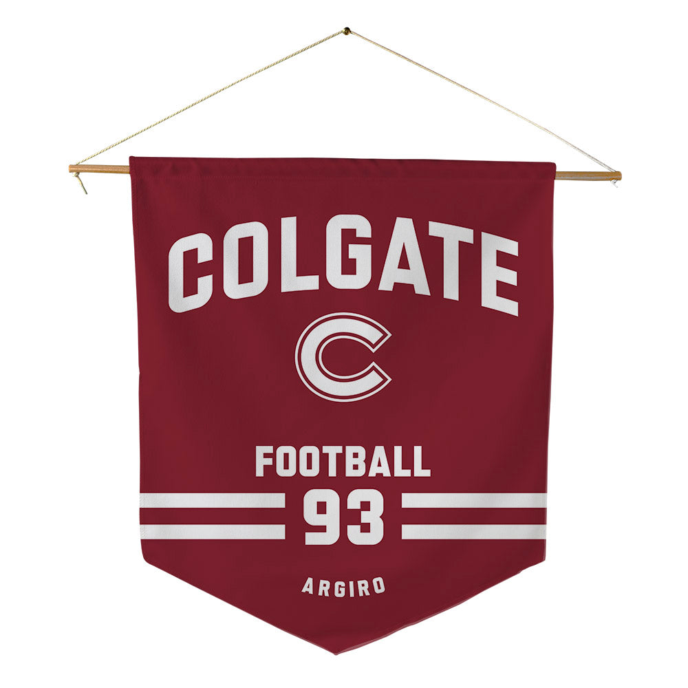 Colgate - NCAA Football : Grant Argiro - Pennant - 18" x 21"-0