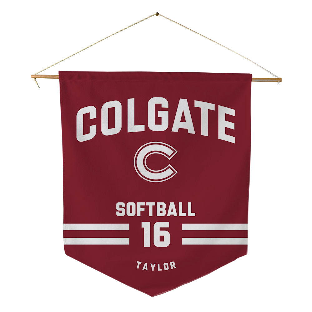 Colgate - NCAA Softball : Beth Taylor - Pennant - 18" x 21"-0
