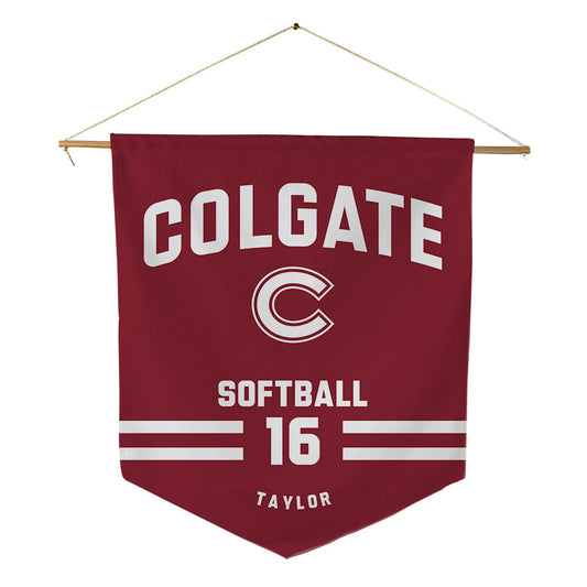 Colgate - NCAA Softball : Beth Taylor - Pennant - 18" x 21"-0