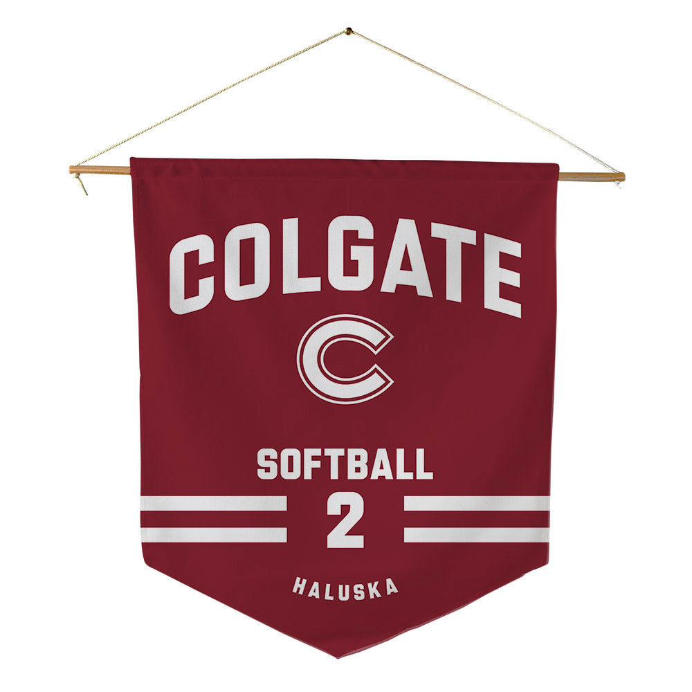 Colgate - NCAA Softball : Lily Haluska - Pennant - 18" x 21"-0
