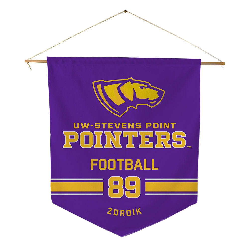 UWSP - NCAA Football : Daniel Zdroik - Pennant - 18" x 21"-0
