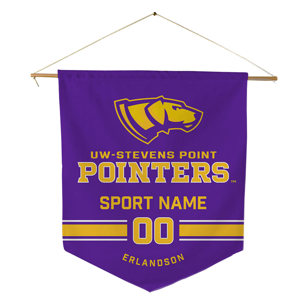 UWSP - NCAA Women's Volleyball : Tessa Erlandson - Pennant - 18" x 21"-0