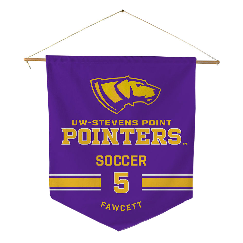 UWSP - NCAA Men's Soccer : Owen Fawcett - Pennant - 18" x 21"-0