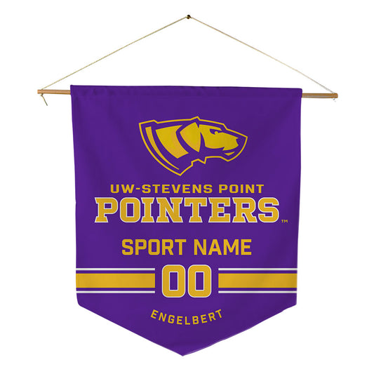 UWSP - NCAA Men's Ice Hockey : Chris Engelbert - Pennant - 18" x 21"-0
