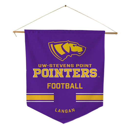 UWSP - NCAA Football : Payton Langan - Pennant - 18" x 21"-0