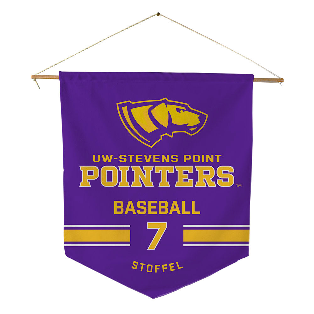 UWSP - NCAA Baseball : Liam Stoffel - Pennant - 18" x 21"-0