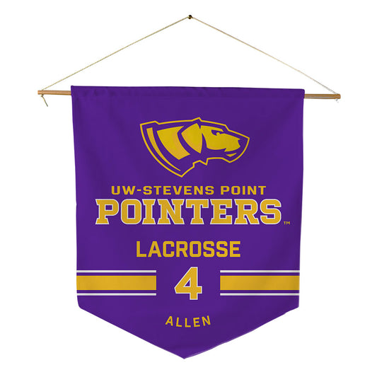 UWSP - NCAA Women's Lacrosse : Paige Allen - Pennant - 18" x 21"-0