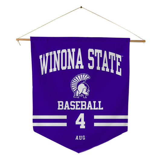 Winona - NCAA Baseball : Max Aug - Pennant - 18" x 21"-0