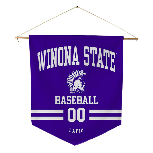 Winona - NCAA Baseball : Dawson Lapic - Pennant - 18" x 21"-0