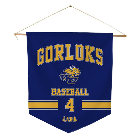 Webster - NCAA Baseball : Christopher Lara - Pennant - 18" x 21"-0