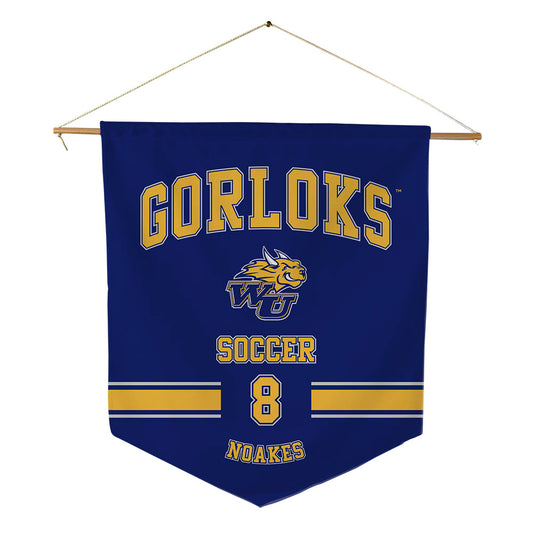 Webster - NCAA Men's Soccer : Charlie Noakes - Pennant - 18" x 21"-0