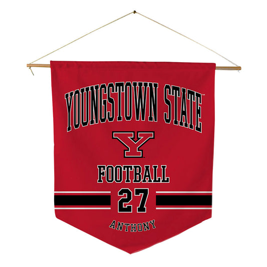 Youngstown State - NCAA Football : Caleb Anthony - Pennant - 18" x 21"-0