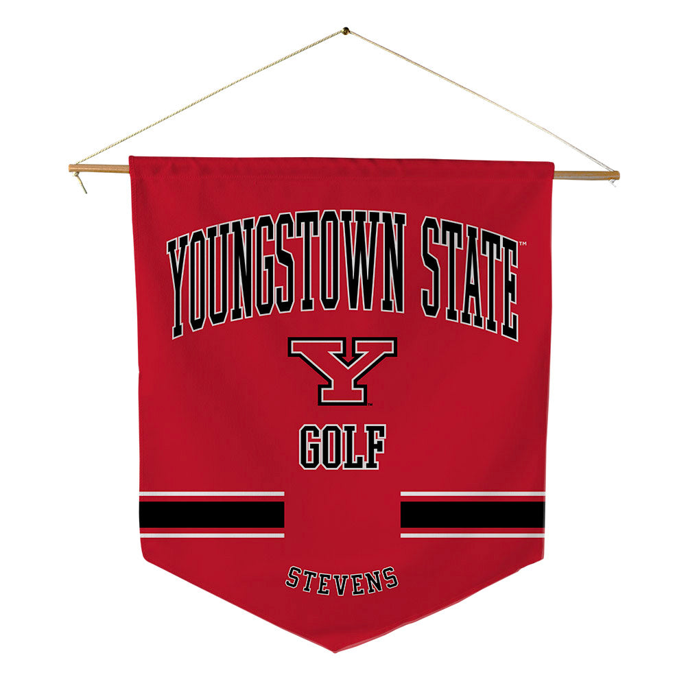 Youngstown State - NCAA Men's Golf : Conner Stevens - Pennant - 18" x 21"-0