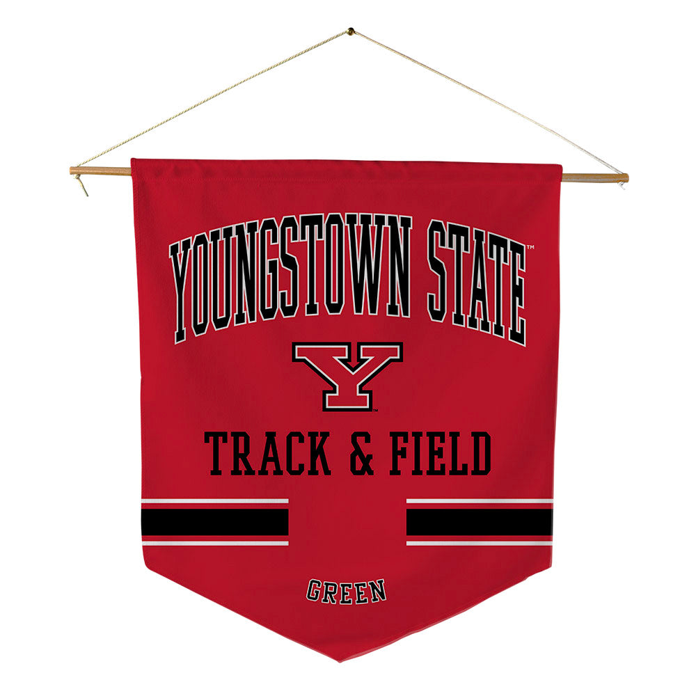 Youngstown State - NCAA Men's Track & Field : Brayden Green - Pennant - 18" x 21"-0